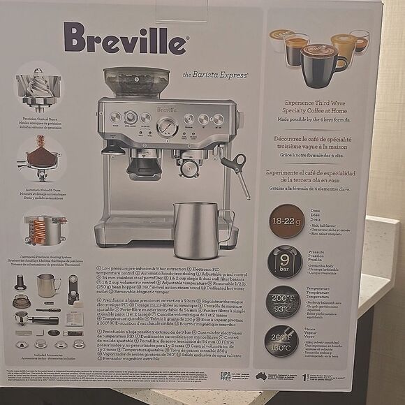 Breville Stainless Steel Barista Express Espresso Machine - Picture 16 of 16